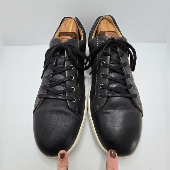 Born | Allegheny black smooth leather casual low-top sneakers | MENS 13 - Picture 3 of 9